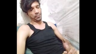 Majid Gay Masturbates His Hot Cock in a Steamy Bottom Session