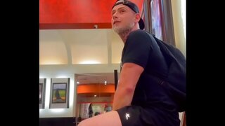Gifted Fucks Me Hard in Mall Bathroom, Giving His Load in My Mouth!