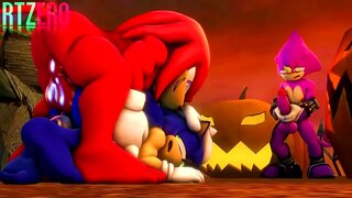 StepSonic and Knuckles Dive into FurryGay Anal Adventure