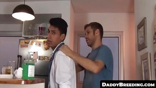 Andrés Rides stepdaddy’s Cock to Blissful Orgasm in Tight Anal Fun
