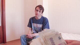 POV Fuck with Debt-Ridden Dorky Geek's Ass
