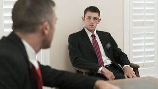 Horny Older Man Toppes His Mormon Boss - Naughty Missionary Sex