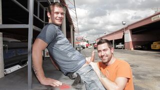 Drake Magnum & Austin Xander Dominating Young 18+ Alex Killian in Rough Threesome
