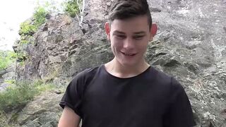 Huge Load Covers Bubble-Butt Czech Twink’s Ass - HotGayXXX