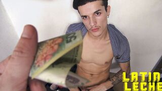 Skinny Latino Gets Raw Anal, Drenched in Hot cum - Latin Heat