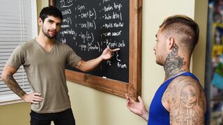 Mature SchoolBoys 18+ Brian Michaels & Ty Mitchell Drill Each Other On Camera