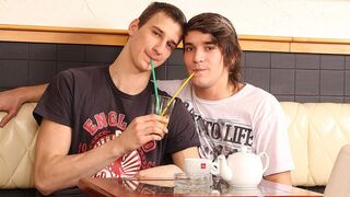 Benjamin Dunn & Joshua Campi Bareback Drill Twinks