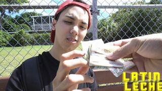 Amateur Latino Gets Fucked Hard Outdoors in the Backyard