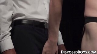 Cole Blue Submissively Sucks Master Brian’s Throbbing Cock in Hot BDSM Scene