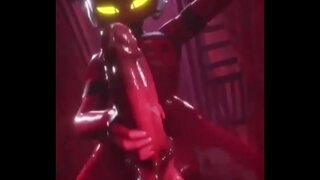 Moxxie Seductively Jerks Off in Alley – Helluva Boss Animation