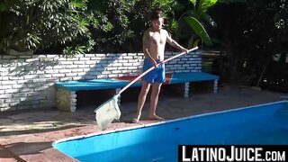 Tattooed Bisexual Guy Swallows Big Cock for Money in Hot LatinoGay Action