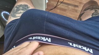 Brazilian Amateur Flexes His Cock in Steamy SoloGay Session