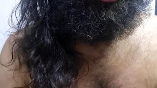 Amateur Bear Enjoying Solo Play in Hot Verification Video