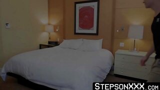 Jax Thirio Distracts Stepson With Intense blowjob and handjob Action