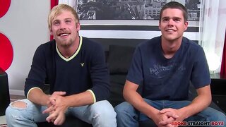 Skyler Daniels & Tate Thompson Stepson Deepthroat Big Dick in Hot Gay Session