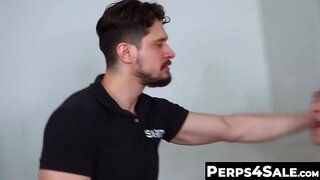 Officer Papi Marcos Discipline Ander Stepson With Hard-Ass pounding