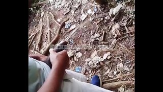 Amateur Black Man Sucks Cock After Pissing in the Park – Hot Gay Blowjob