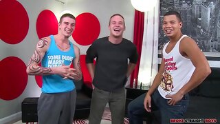 Big Dick Jock Fucks Straight Amateur Guy in Hardcore Gay Anal Threesome Action