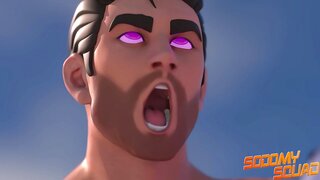 Gay Heroes Super Group Sucks & Fucks in Epic 3D Animation