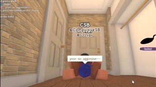 Rough Anal Quickie Ends in Creampie with Roblox BBC Action