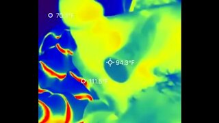 Thermal Art Lover Enjoying an Amateur Solo Masturbation Session