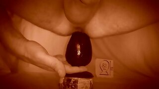 Cork Enjoys Intense Anal Toy Play With Prostate Plug