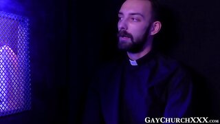 Priest and Twink Confess Their Desires in Forbidden Church Pleasure Session