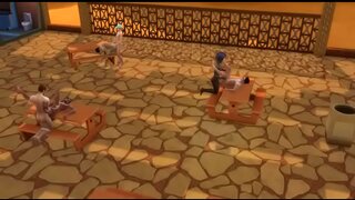 Interracial 3D Orgy Party – Public Animations in The Sims 4