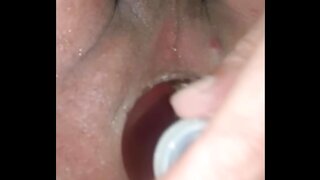 Gay Man Explores Anal Bliss Solo With Bottle Action