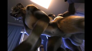 Alice and Rin Enjoy Steamy Furry Yiff with Horse – Hot Cumshots & Creampie