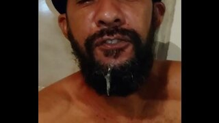 Smoking Hunk Explores Solo Masturbation & Cock Play