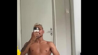 Intense Masturbation by Hot Amateur Gay Guy in Sexy Solo Session