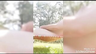 Farm Boy 18+ Cums Outside While Masturbating in the Great Outdoors