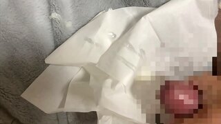 Japanese Gay Man Enjoys Solo Masturbation with Big Dick Bliss