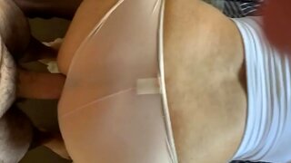 Rebecca Fucks Seductively in Transparent Panties – Gay Amateur Action