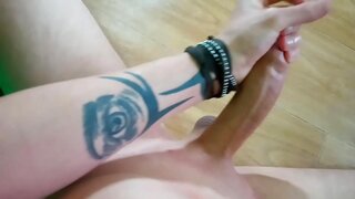 Intense Masturbation with Roman Gisych and His Stepson's Massive CockCumshots