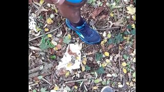 Secret Gay Blowjob and Handjob Action at the Park