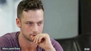 Jonas Stepson Enjoying Big Hard Cock in Gay Fetish Playtime Scene