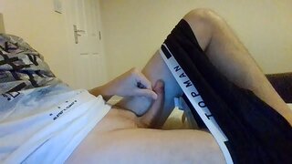 Hot Twink 18+ Showcases His Cock in Sexy Solo Play & Cum Shot Action
