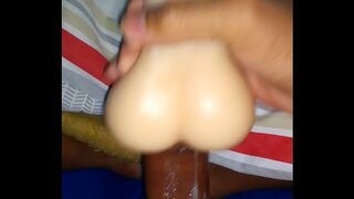 Amateur Guy Enjoys Sensual Solo Gay Masturbation Experience