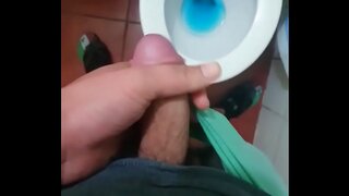 Chilean Man Masturbates and Cums in Steamy Bathroom Solo Scene