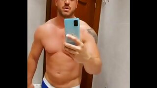 David Cork Shows Off His Huge Cock in Intense Gay Porn Scene