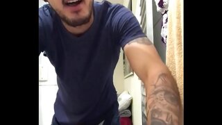 Gay Porn Star Delivers Intense Cumshot in Hot 2-Minute Scene