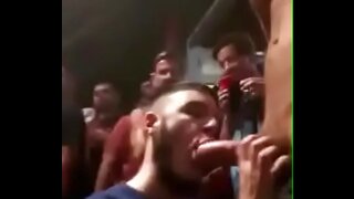 Cute Amateur Gets Sucked Off Publicly at WildGay Party