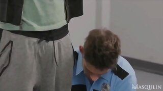 Gay Men Enjoy Intense Bareback Fun at Airport Security Checkpoint