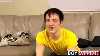Jesse Jordan Masturbates Solo With Dildo and Cums inGay Twink 18+ Fantasy