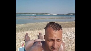 Naked FKK Boys 18+ Enjoy Hot Beach Anal Action Together