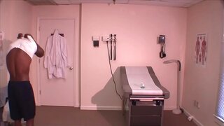 Straight Hunk Receives Sensual Prostate Exam from Doctor in Clinic Visit