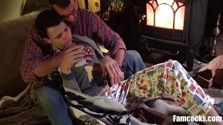Steamy Fireplace Anal – Stepdad fucks 18+ Teen 18+ in intense old-Young 18+ session