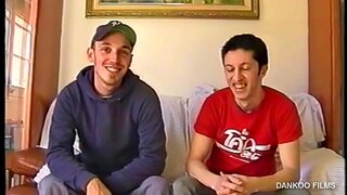Nervous Amateurs Get Fucked in First Gay Casting Session